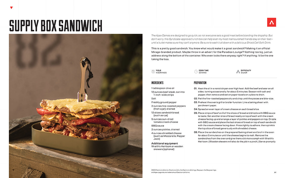 Apex Legends: The Official Cookbook inside page 3
