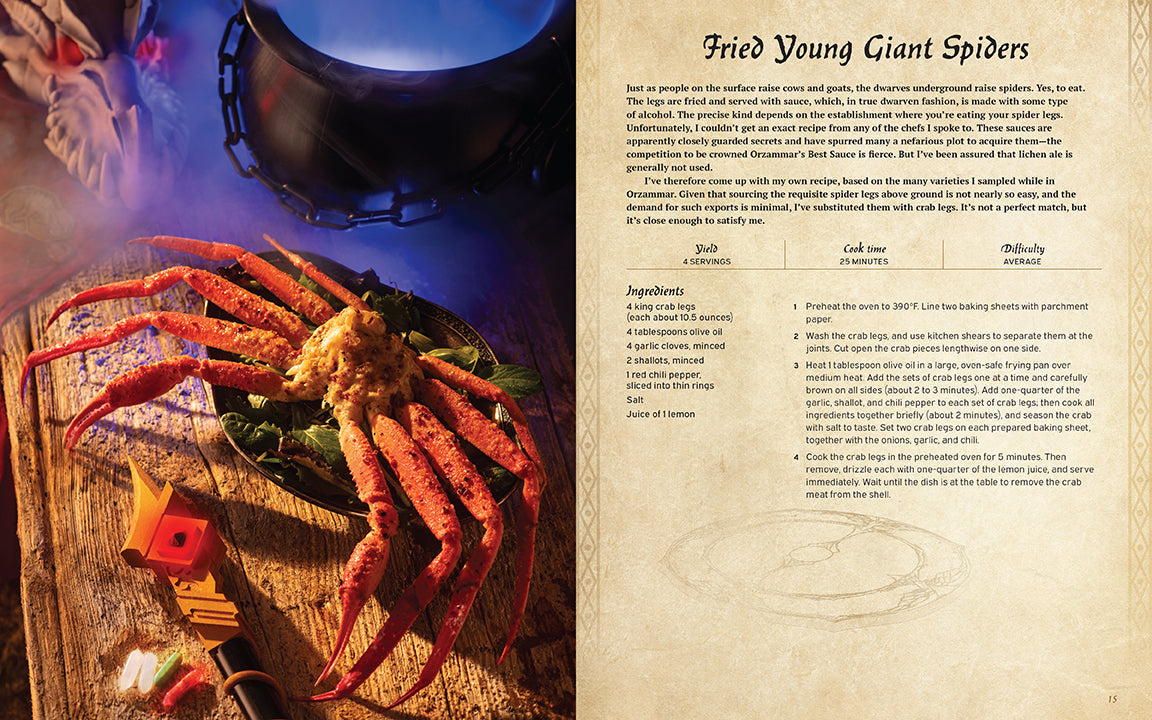 Dragon Age: The Official Cookbook inside page 2