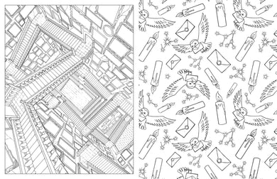 Harry Potter: An Official Hogwarts Coloring Book inside page 2