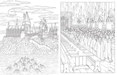 Harry Potter: An Official Hogwarts Coloring Book inside page 3