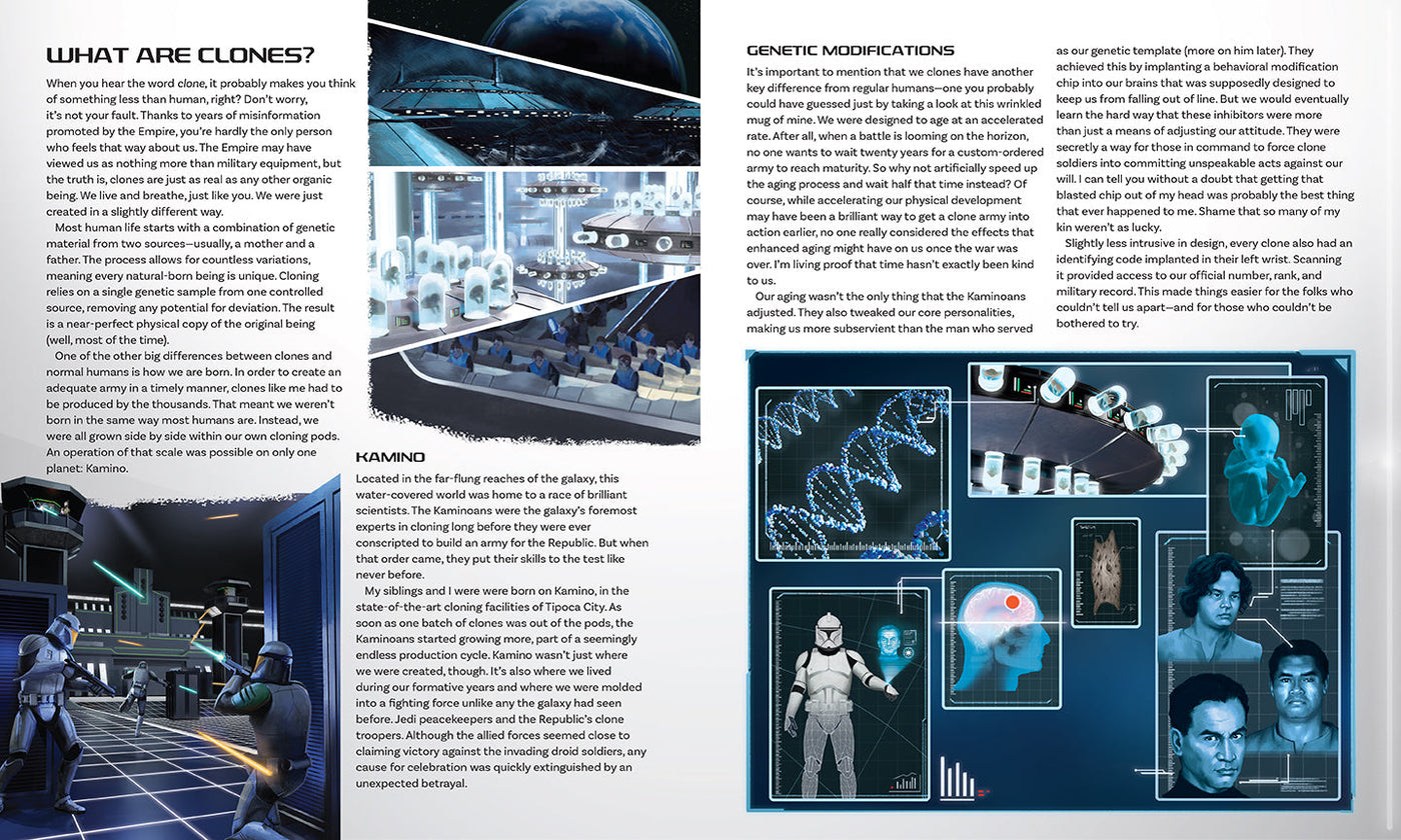 Star Wars: The Secrets of the Clone Troopers inside page 1