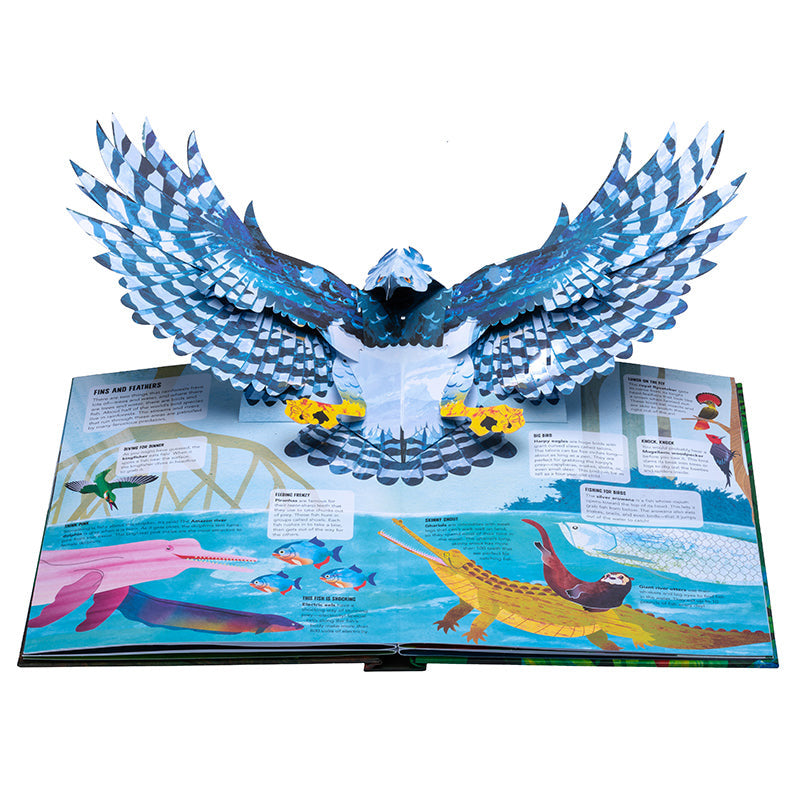 Paws, Claws, and Snapping Jaws Pop-Up Book inside page 3
