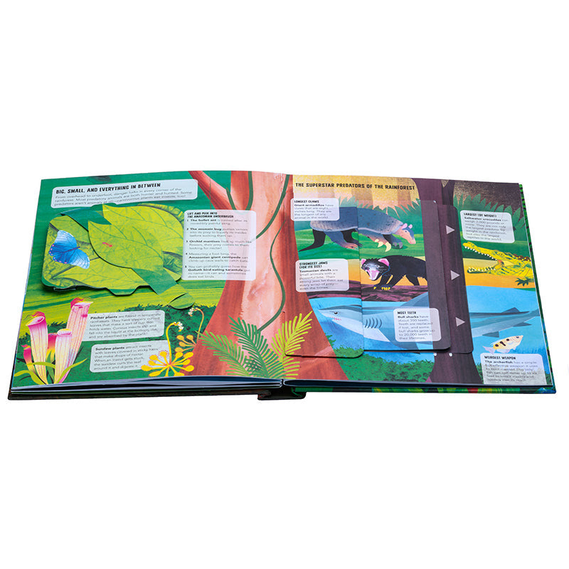 Paws, Claws, and Snapping Jaws Pop-Up Book inside page 4