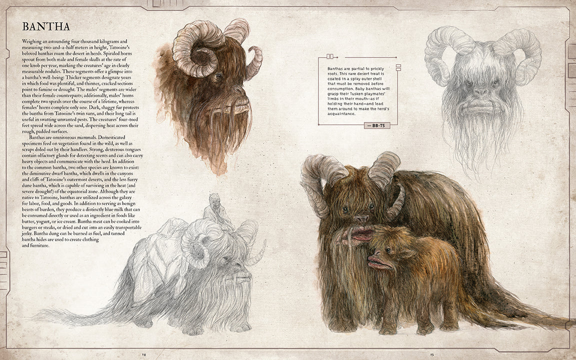 Star Wars Bestiary, Vol. 1 inside page 2