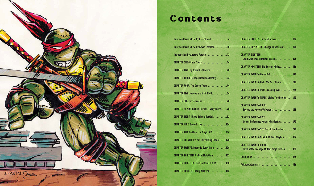 Teenage Mutant Ninja Turtles: The Ultimate Visual History inside page 2
