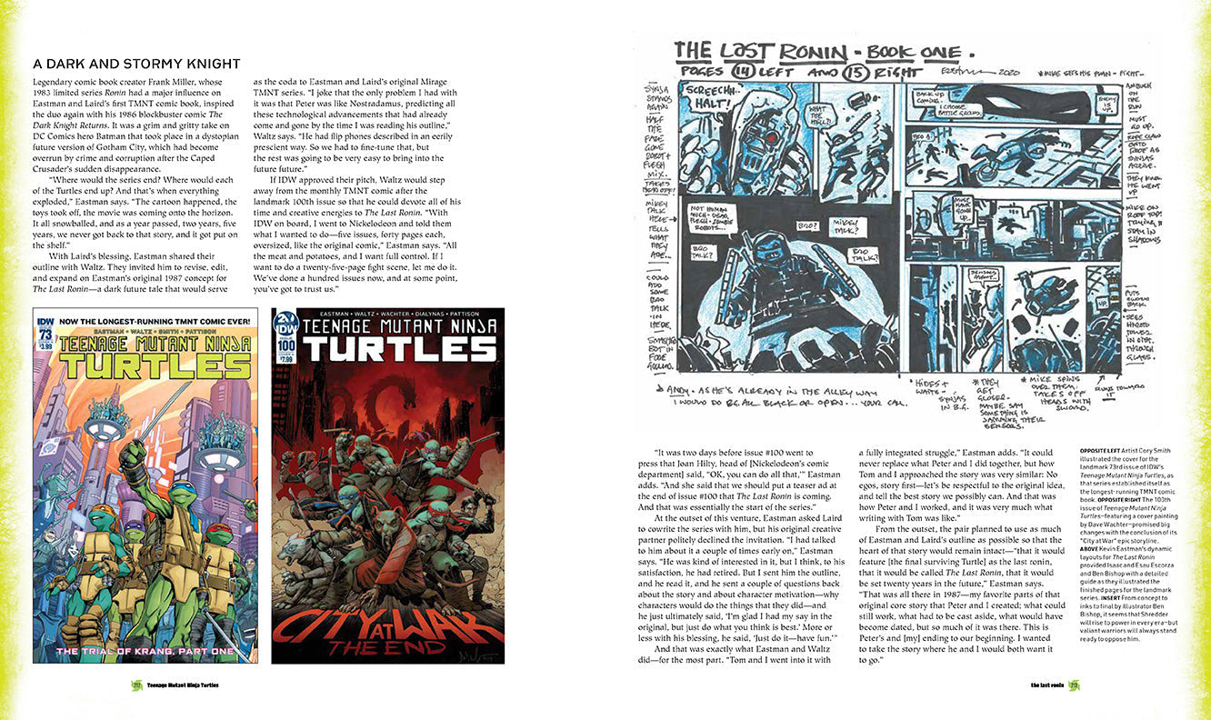Teenage Mutant Ninja Turtles: The Ultimate Visual History inside page 4