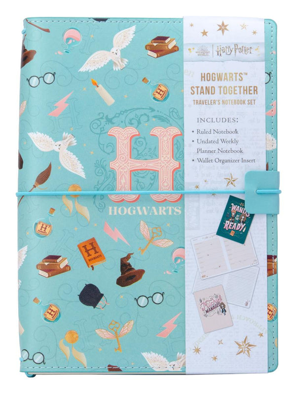 Harry Potter: Hogwarts Stand Together Traveler's Notebook Set-Film/ television/ radio and performing arts-買書書 BuyBookBook