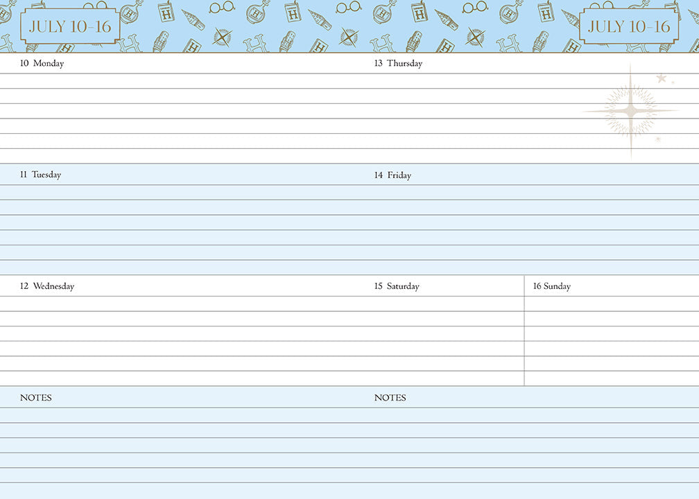 Harry Potter 2023-2024 Academic Year Planner inside page 5