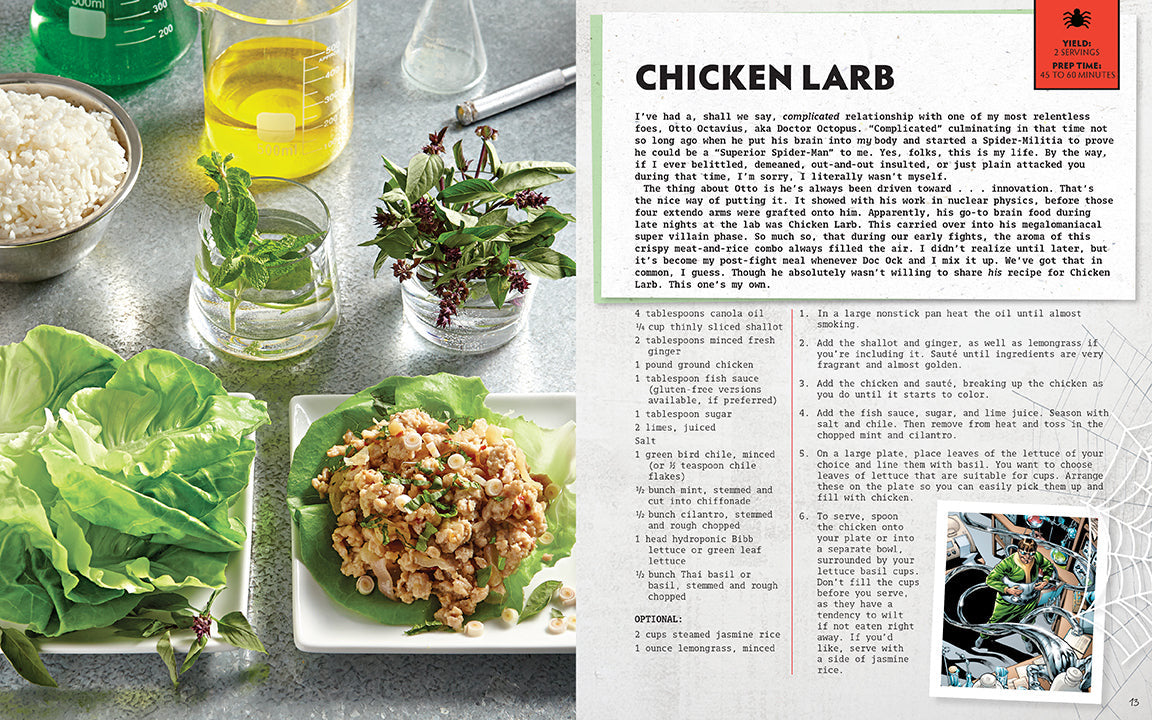 Marvel: Spider-Man: The Official Cookbook inside page 3