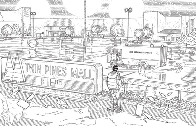 Back to the Future: The Official Coloring Book inside page 2