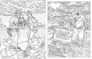 Back to the Future: The Official Coloring Book inside page 4