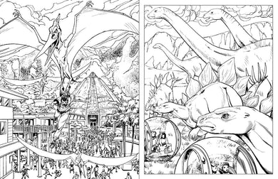 Jurassic World: The Official Coloring Book inside page 1