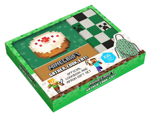 Minecraft: The Official Cookbook and Apron Gift Set-Cookery / food and drink / food writing-買書書 BuyBookBook