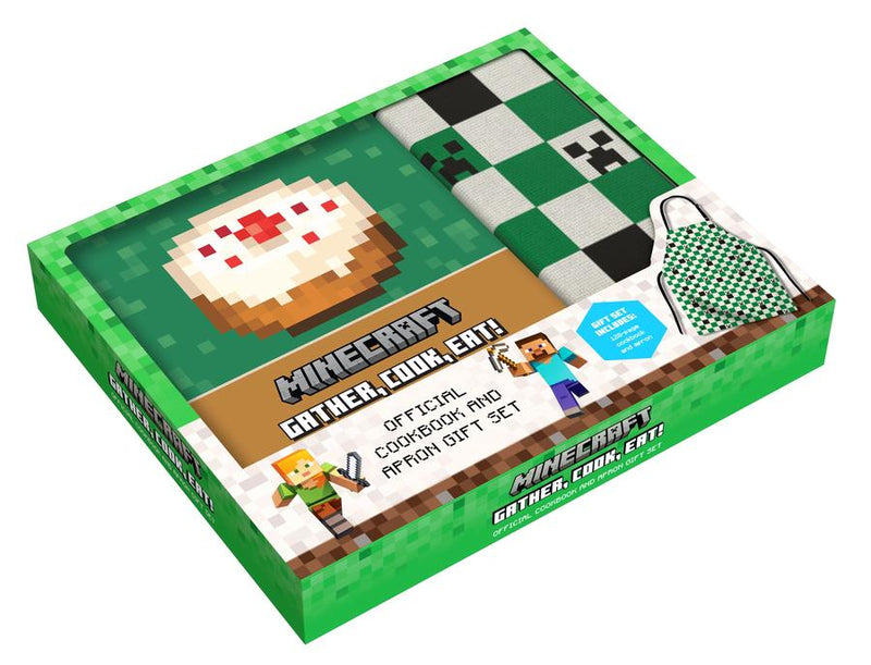 Minecraft: The Official Cookbook and Apron Gift Set-Cookery / food and drink / food writing-買書書 BuyBookBook