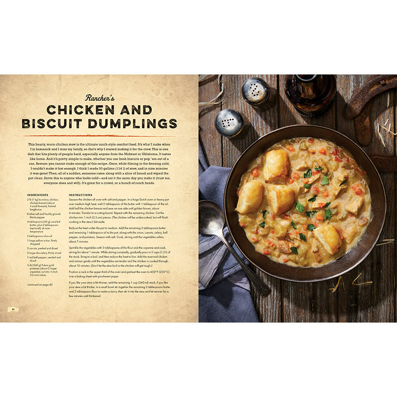 Yellowstone: The Official Dutton Ranch Family Cookbook Gift Set inside page 4