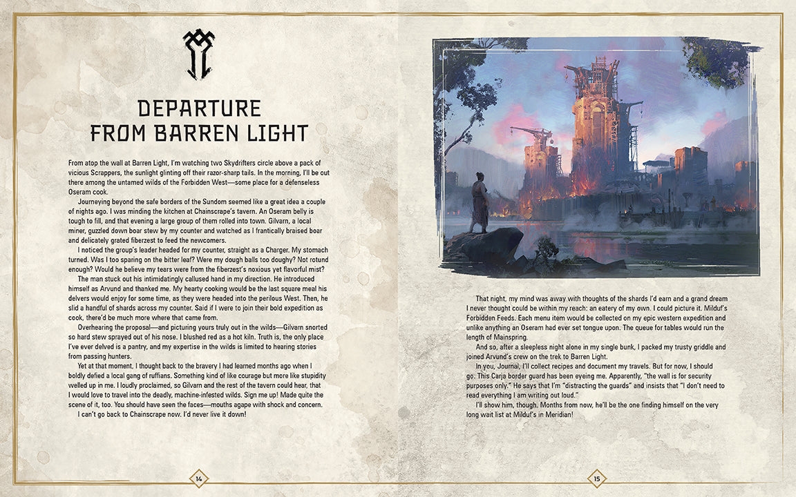 Official Horizon Cookbook inside page 1