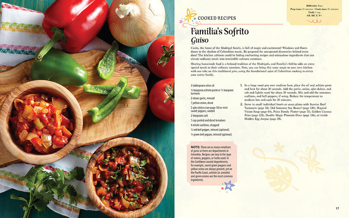Encanto: The Official Cookbook inside page 2