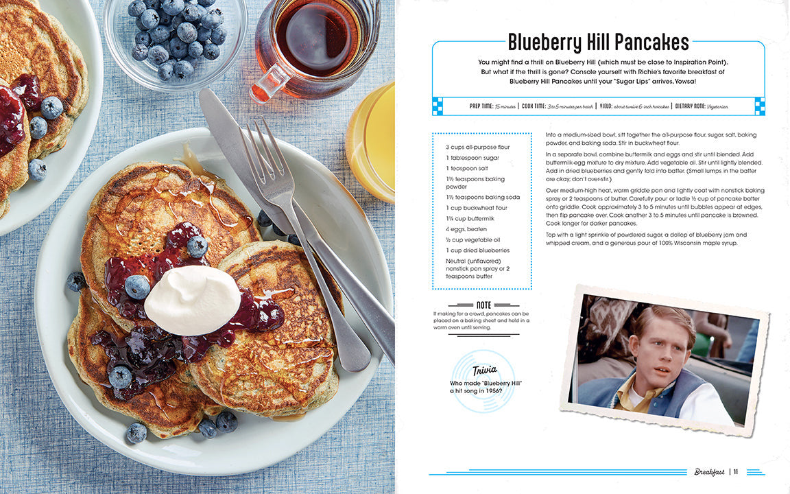 Happy Days: The Official Cookbook inside page 1