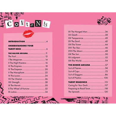 Mean Girls Tarot Deck and Guidebook inside page 3