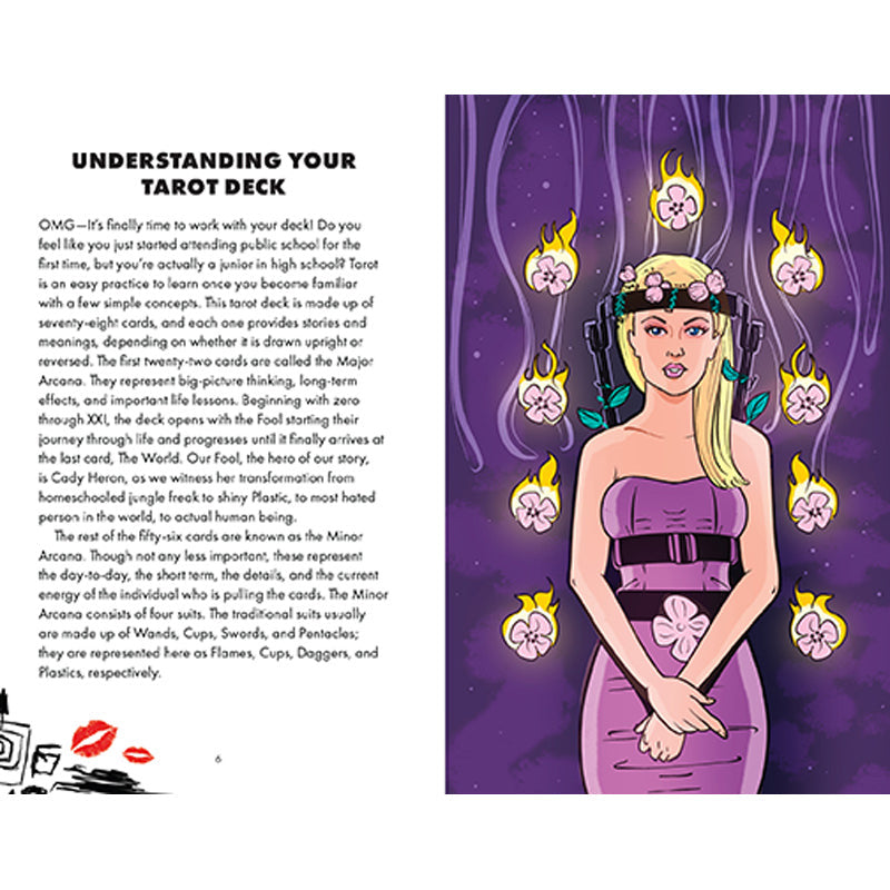Mean Girls Tarot Deck and Guidebook inside page 4