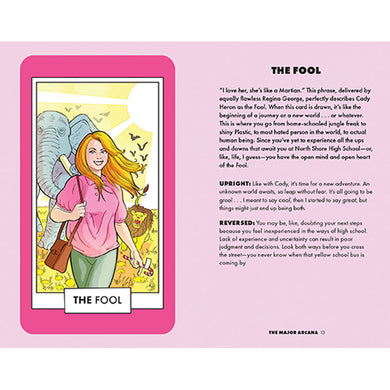 Mean Girls Tarot Deck and Guidebook inside page 5