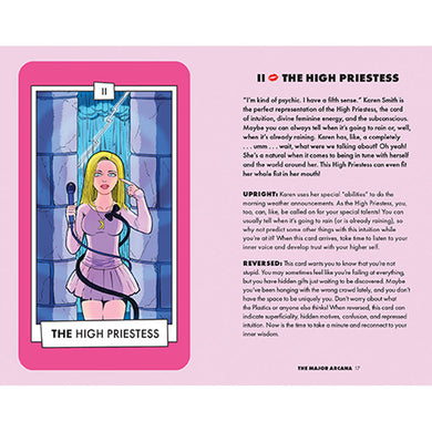 Mean Girls Tarot Deck and Guidebook inside page 6