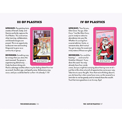Mean Girls Tarot Deck and Guidebook inside page 8