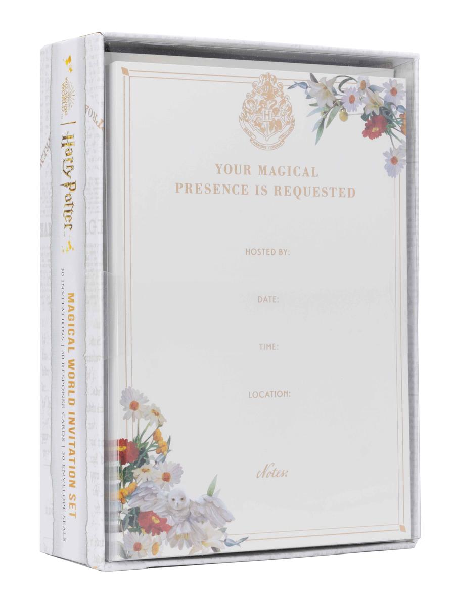 Harry Potter: Magical World Invitation Set (Set of 30)-Film/ television/ radio and performing arts-買書書 BuyBookBook