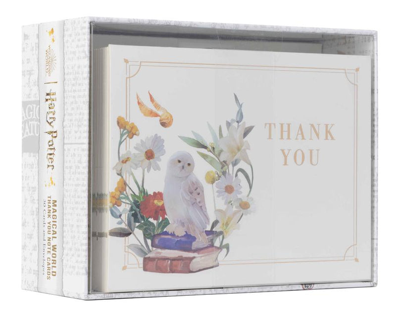 Harry Potter: Magical World Thank You Boxed Cards (Set of 30)-Art: general-買書書 BuyBookBook