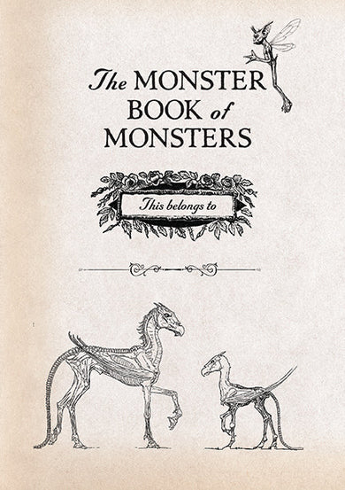 Harry Potter: Monster Book of Monsters Plush Journal inside page 2