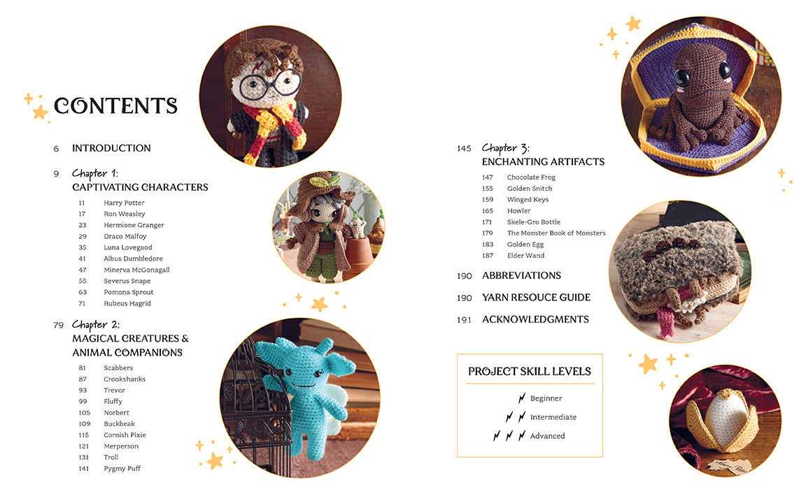 Harry Potter: The Official Book of Crochet Amigurumi inside page 1