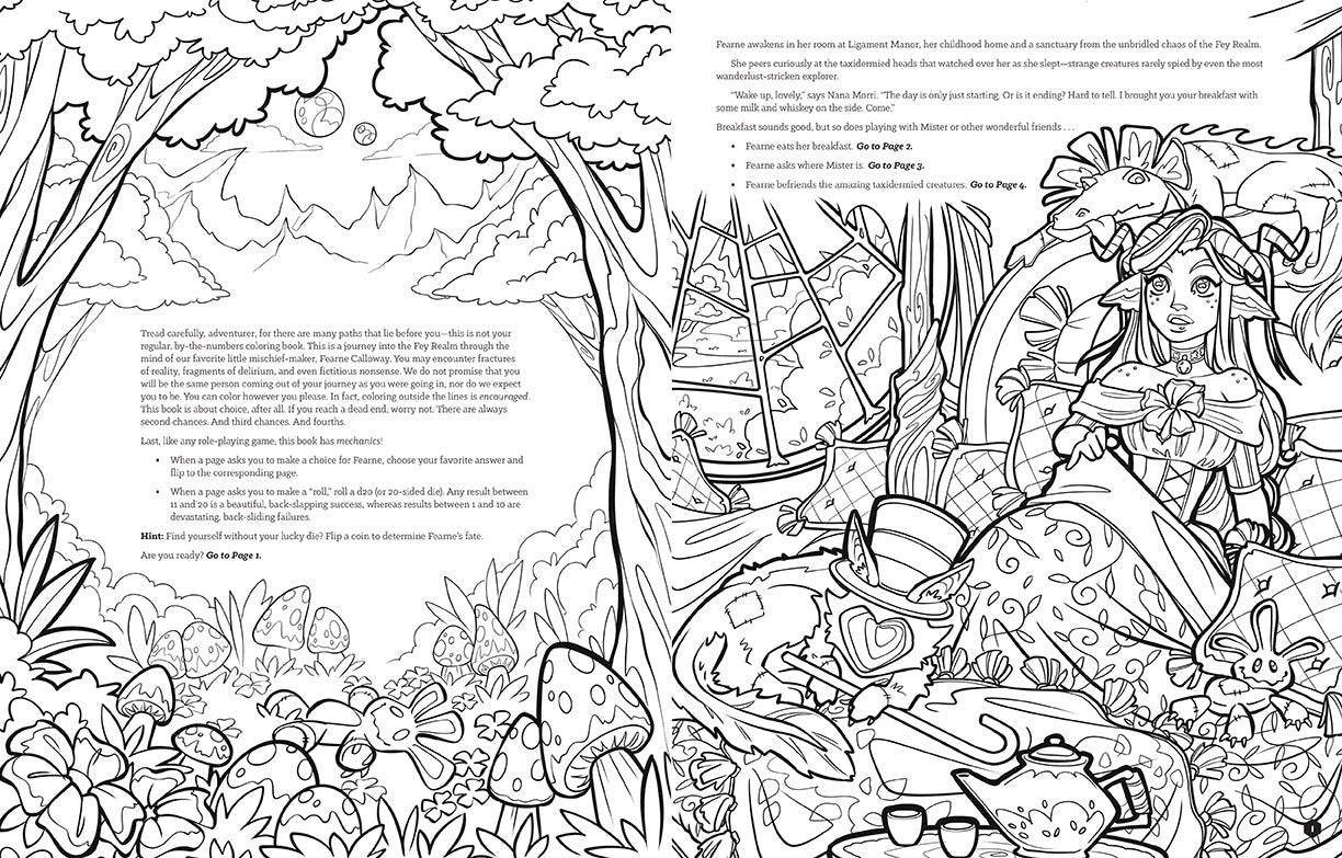 Critical Role: Fearne Calloway's Fey Fantasy inside page 1