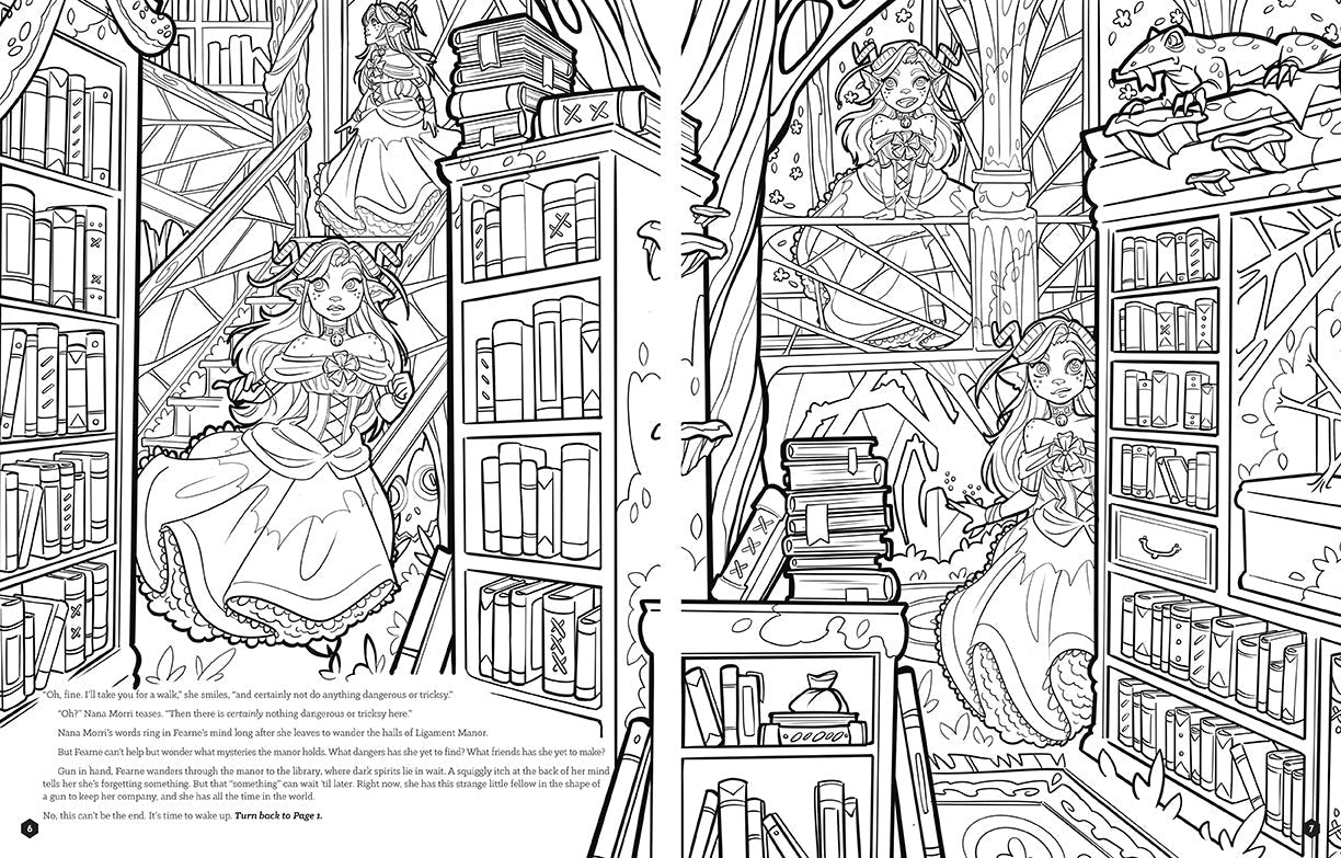 Critical Role: Fearne Calloway's Fey Fantasy inside page 3