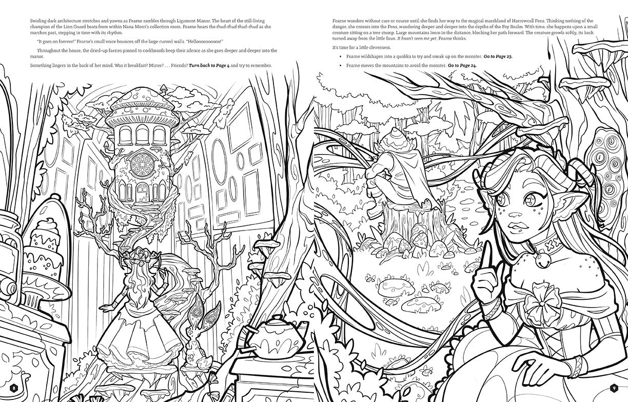 Critical Role: Fearne Calloway's Fey Fantasy inside page 4