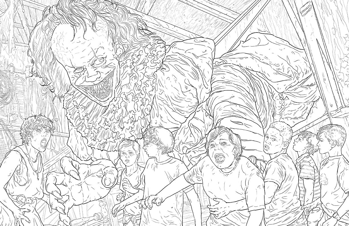 IT: The Official Coloring Book inside page 4