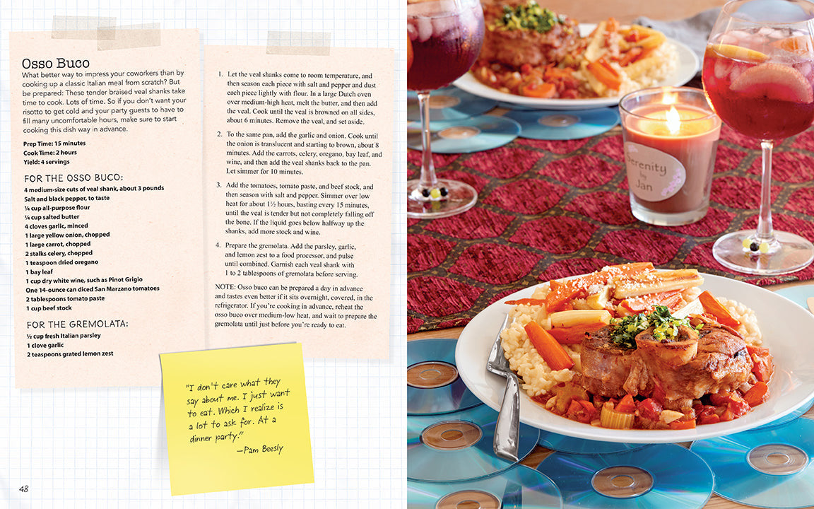 Office: The Official Cookbook and Party Planning Guide inside page 2