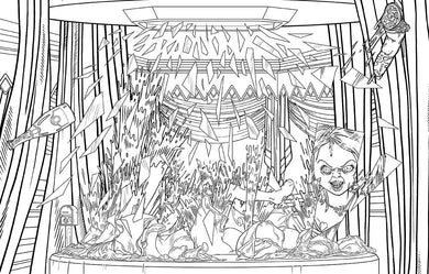 Chucky: The Official Coloring Book inside page 4