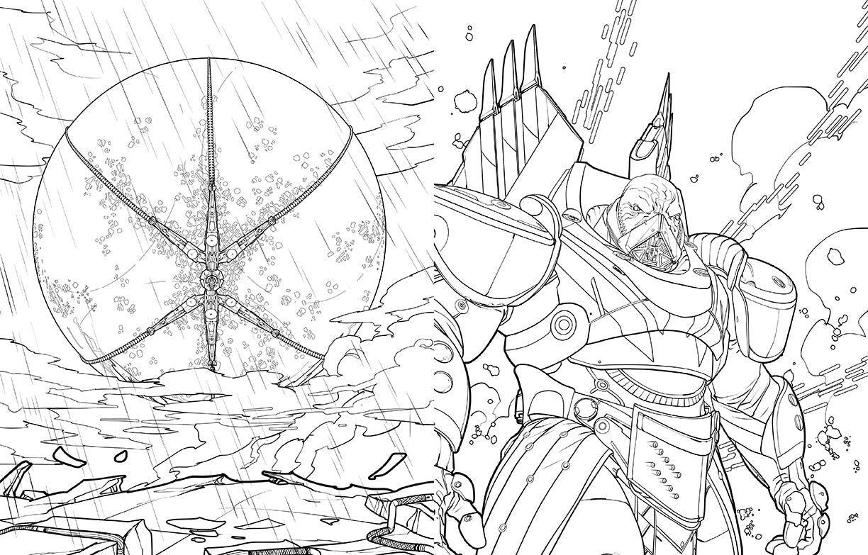 Destiny: The Official Coloring Book Vol. 2 inside page 2