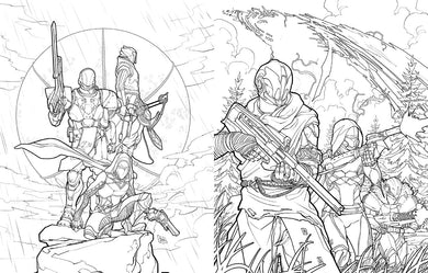 Destiny: The Official Coloring Book Vol. 2 inside page 4