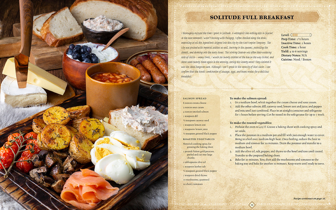 Elder Scrolls: The Official Cookbook Vol. 2 inside page 1