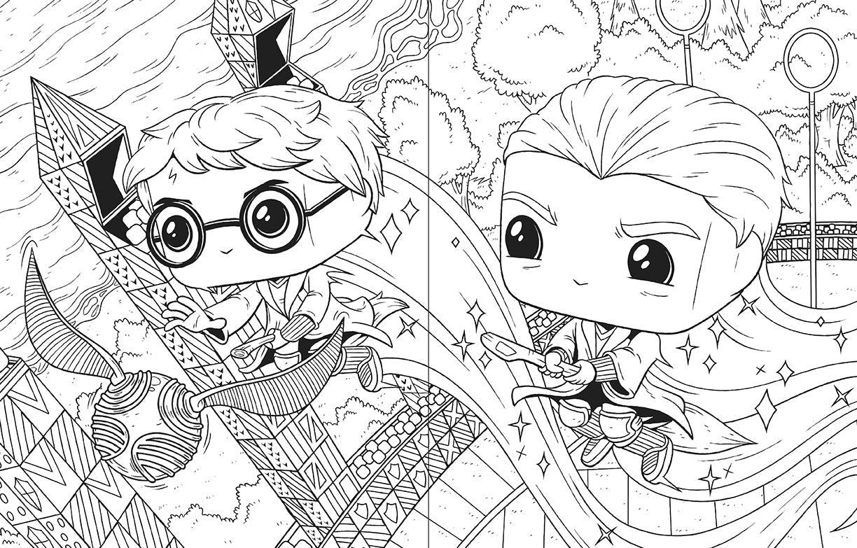 Official Funko Pop! Harry Potter Coloring Book inside page 2