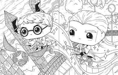 Official Funko Pop! Harry Potter Coloring Book inside page 2