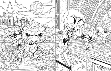 Official Funko Pop! Harry Potter Coloring Book inside page 3