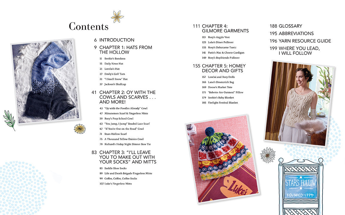 Gilmore Girls: The Official Knitting Book inside page 2