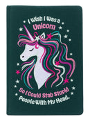 I Wish I Was a Unicorn Embroidered Journal-Lifestyle and Leisure-買書書 BuyBookBook