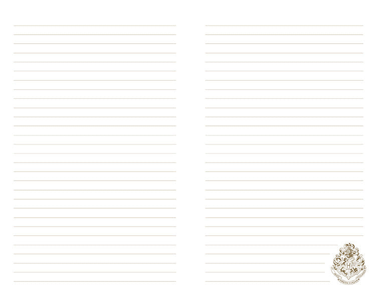 Harry Potter: Hogwarts Crest Hardcover Journal inside page 2