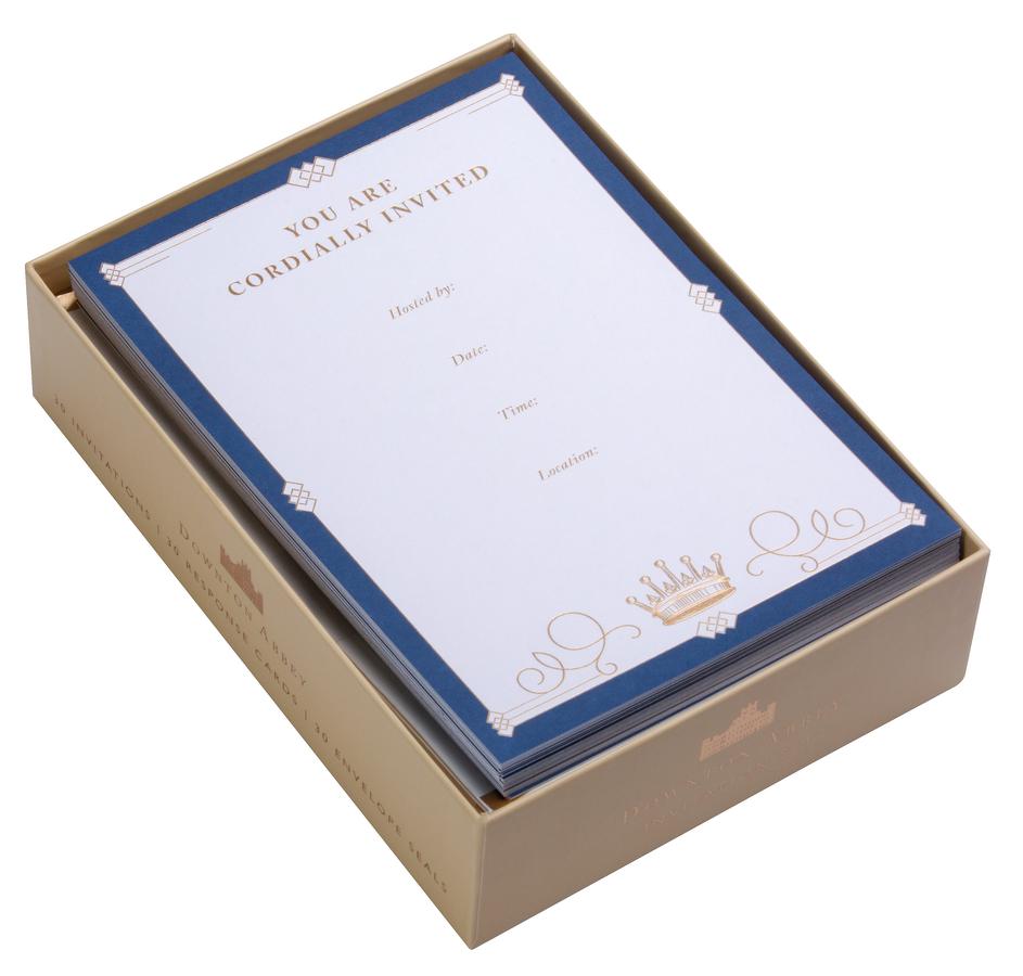 Downton Abbey: Invitation Set (Set of 30)-Lifestyle and Leisure-買書書 BuyBookBook