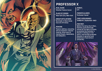 Marvel: The Mini Book of X-Men inside page 4