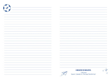 Ted Lasso: Believe Hardcover Journal inside page 3