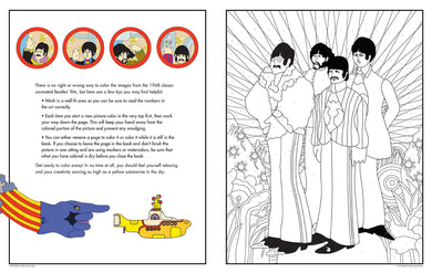 Beatles Yellow Submarine Color by Numbers inside page 2